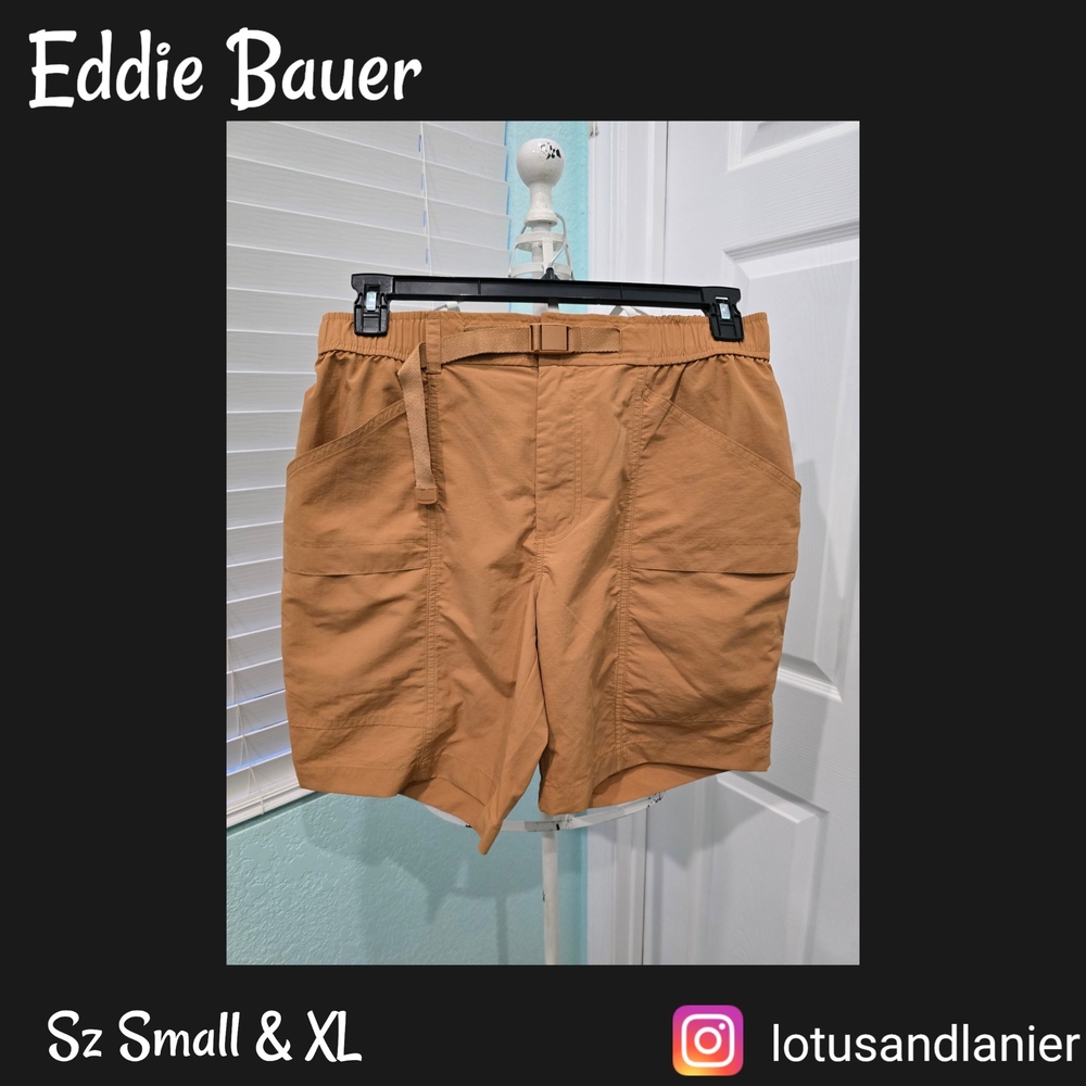 Eddie Bauer Men's Ripstop Tech Shorts In Brown Sugar Sz SM